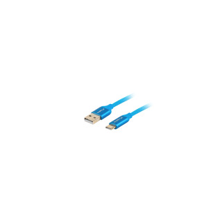 Lanberg CA-USBO-22CU-0010-BL Cable usb 2.0 tipo c macho a usb 2.0 tipo a macho 1m azul