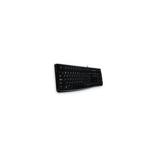 Logitech K120 Corded Keyboard teclado USB QWERTZ Alemán Negro