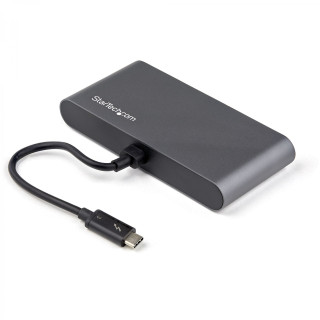 StarTech.com mini dockning station Thunderbolt 3- hdmi 4K 60 Hz usb 2.0 usb 3.2 gen 1 rj45 gris TB3DKM2HDL
