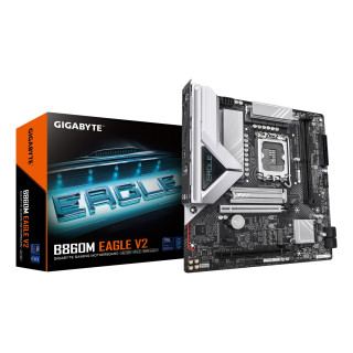 GIGABYTE B860M EAGLE V2 Placa base - Procesadores Intel Core Ultra Series, VRM de 6+1+2 fases, hasta 9066 MHz DDR5, 1x