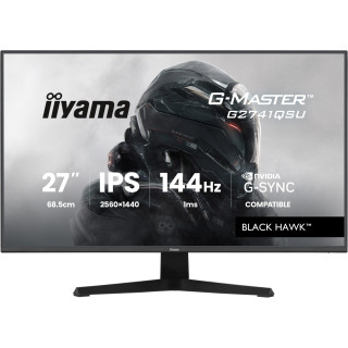 iiyama G-MASTER G2741QSU-B1 pantalla para PC 68,6 cm (27") 2560 x 1440 Pixeles 4K Ultra HD QLED Negro