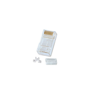 Lindy 62430 conector RJ-45 8-pin cat.6 Transparente
