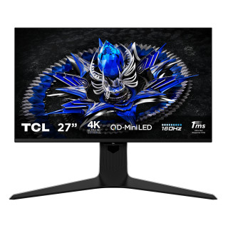 TCL R83 27R83U pantalla para PC 68,6 cm (27") 3840 x 2160 Pixeles 4K Ultra HD QLED Negro, Blanco