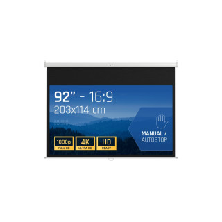 iggual PSIMS203 pantalla de proyección 2,34 m (92") 16:9