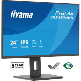 iiyama ProLite XB2497HSN-B1 pantalla para PC 60,5 cm (23.8") 1920 x 1080 Pixeles Full HD LED Negro