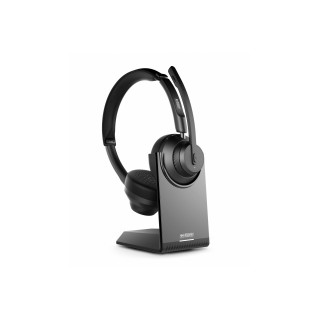 Urban Factory MOVEE PRO Auriculares Inalámbrico Diadema Juego USB Tipo C Bluetooth Base de carga Negro