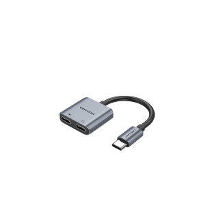 Vention Conversor USB Tipo-C BGZHA/ USB Tipo-C Macho - 2x USB Tipo-C Hembra (Audio y Carga)