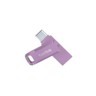 SanDisk Ultra Dual Drive Go USB 128GB unidad flash USB USB Type-A / USB Type-C 3.2 Gen 1 (3.1 Gen 1) Lavanda