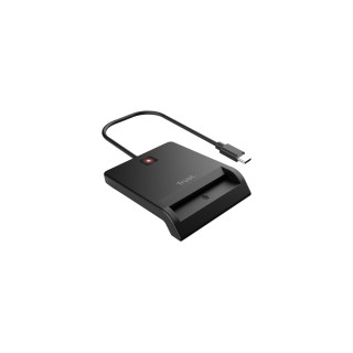 Trust 26253 lector de tarjeta inteligente Interior USB 2.0 Negro