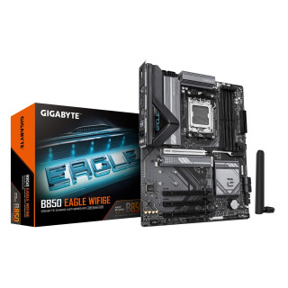 GIGABYTE B850 EAGLE WIFI6E Placa Base - Procesadores AMD Ryzen Serie 9000, VRM digital de 8+2+2 fases, hasta 8200MHz...