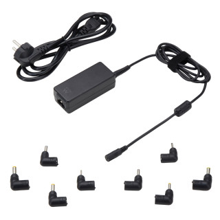 Ewent EW3963 adaptador e inversor de corriente Interior 45 W Negro