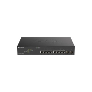 D-Link switch Gestionado Gigabit Ethernet (10/100/1000) Energía sobre Ethernet (PoE) 1U Negro
