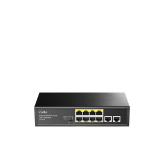 Cudy FS1010P switch Fast Ethernet (10/100) Energía sobre Ethernet (PoE) Negro