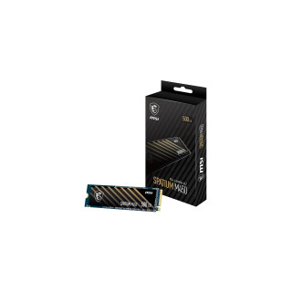 MSI Spatium M450 PCIe 4.0 NVMe M.2 500GB V1 PCI Express 4.0 3D NAND