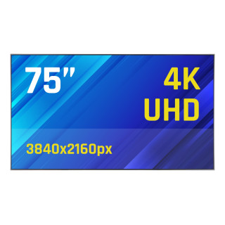 iggual IGG320051 pantalla de señalización Pantalla plana para señalización digital 190,5 cm (75") LED Wifi 1500 cd / m²