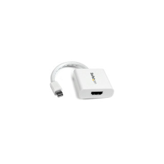 StarTech.com Adaptador Conversor de Vídeo Mini DisplayPort DP a HDMI - 1920x1200 - Pasivo - 0.12m Blanco