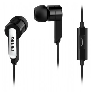 Philips SHE1405BK/10 auricular y casco Auriculares Alámbrico Dentro de oído Llamadas/Música Negro