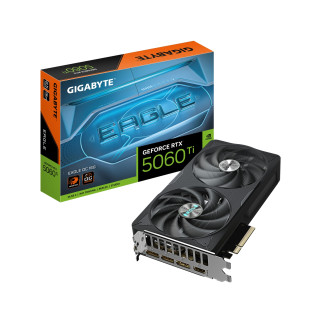GIGABYTE GeForce RTX 5060 Ti EAGLE OC 16G Tarjeta Gráfica – 16 GB GDDR7, 128 bits, PCI-E 5.0, 2617 MHz Frecuencia del...