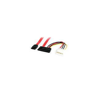 StarTech.com Cable Combo de Alimentación y Datos SATA Serial ATA â€“ 6 pulgadas