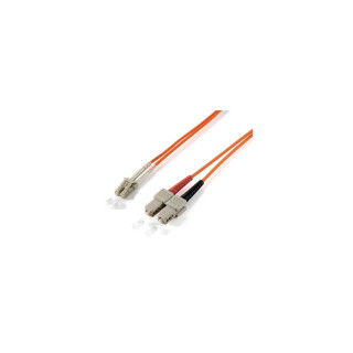 Equip LC/SÐ¡ 62.5/125Î¼m 1.0m cable de fibra optica 1 m SC OM1 Naranja