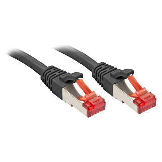 Lindy Cat6 S/FTP 0.3m cable de red Negro 0,3 m S/FTP (S-STP)