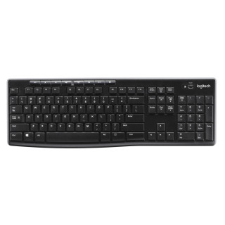 Logitech Wireless Keyboard K270 teclado RF inalámbrico QWERTZ Alemán Negro