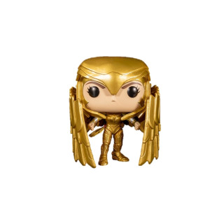 Funko pop dc wonder woman 1984 wonder woman traje dorado efecto metalico exclusivo 46659