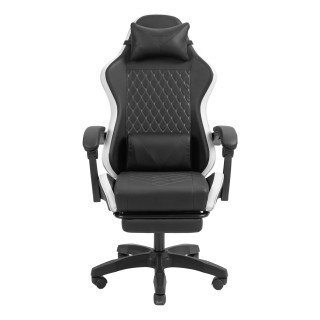 Mars Gaming MGC-X Silla para videojuegos de PC Asiento acolchado Negro, Blanco