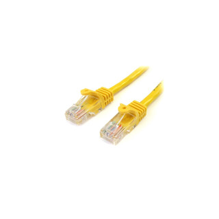StarTech.com Cable de 1m Amarillo de Red Fast Ethernet Cat5e RJ45 sin Enganche - Cable Patch Snagless