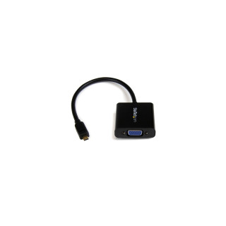 StarTech.com Adaptador Conversor Micro HDMI a VGA para Smartphones / Ultrabooks / Tabletas - 1920x1080 Negro