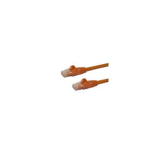 StarTech.com Cable de Red de 0,5m Naranja Cat6 UTP Ethernet Gigabit RJ45 sin Enganches - N6PATC50CMOR