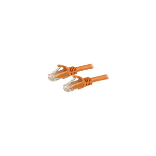 StarTech.com Cable de Red Ethernet Cat6 Sin Enganche de 5m Naranja - Cable Patch Snagless RJ45 UTP - N6PATC5MOR