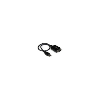 StarTech.com Cable USB 2.0 a Puerto Serie Serial RS232 DB9 con Retencion del Puerto de Asignación COM 0.3m negro...