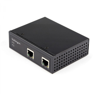 StarTech.com Extensor Alargador Industrial Ethernet PoE Tipo Industrial de 1 Puerto Gigabit PoE++ de 60W 802.3bt - 100m
