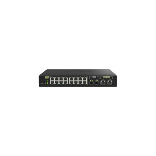 QNAP QSW-M2116P-2T2S switch Gestionado L2 2.5G Ethernet Energía sobre Ethernet (PoE) Negro