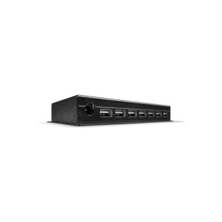 Lindy 42794 hub de interfaz USB 2.0 Type-B 480 Mbit/s Negro