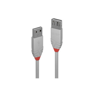 Lindy 36714 cable USB 3 m USB 2.0 USB A Gris