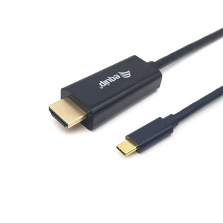 Equip 133412 adaptador de cable de vídeo 2 m USB Tipo C HDMI tipo A (Estándar) Negro