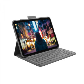Logitech Slim Folio Gris Bluetooth QWERTY Español