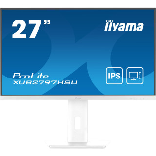 iiyama ProLite XUB2797HSU-W2 pantalla para PC 68,6 cm (27") 1920 x 1080 Pixeles Full HD LED Blanco
