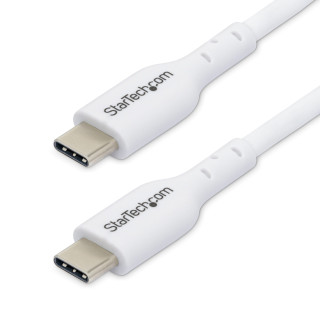 StarTech.com Cable de Carga USB-C Blanco de 2m - Cable UCB Tipo C de Carga para Ordenador Portátil - PD de 60W 3A -...