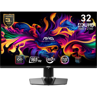 MSI MAG 321UP QD-OLED pantalla para PC 80 cm (31.5") 3840 x 2160 Pixeles 4K Ultra HD Negro