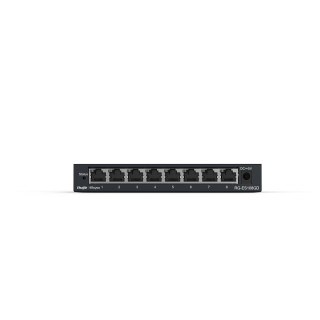 Ruijie Networks RG-ES108GD switch No administrado Gigabit Ethernet (10/100/1000) Negro