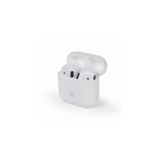 Gembird TWS-MLA-GW auricular y casco Auriculares Inalámbrico Dentro de oído Llamadas/Música USB Tipo C Bluetooth Blanco