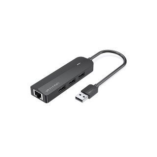 Vention Docking USB 2.0 CHPBB/ 3xUSB/ 1xMicro USB/ 1xRJ45/ Negro