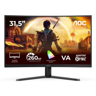 AOC G4 C32G42ZE pantalla para PC 80 cm (31.5") 1920 x 1080 Pixeles Full HD LED Negro, Rojo