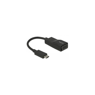 DeLOCK 63923 cable gender changer 1 x USB Type-C 1 x VGA 15 pin Negro