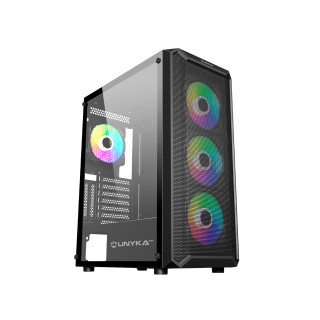 UNYKAch ATX Armor 3GEN USB Type C 3.1 Torre Negro