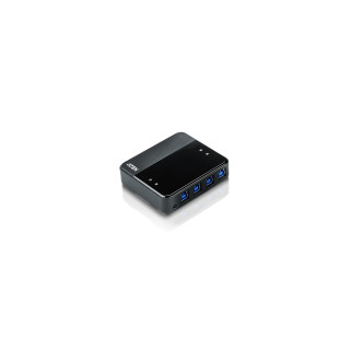 ATEN Switch de periféricos USB 3.2 Gen1 de 4 x 4 puertos