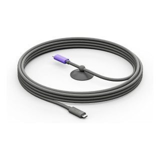 Logitech 952-000195 cable USB USB 3.2 Gen 2 (3.1 Gen 2) 5 m USB C Grafito, Violeta